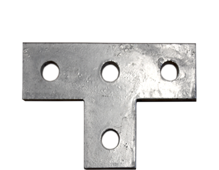 3×1 hole flat tee plate