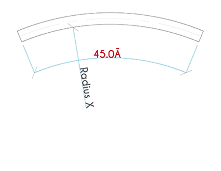 Dataline EMT 45˚ bend