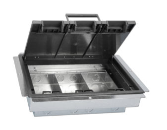 plastic moulded cavity floor box