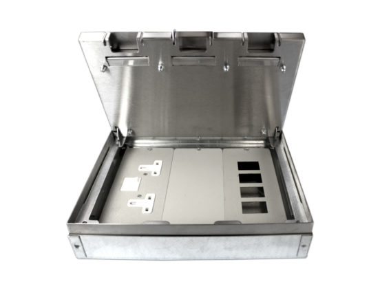 stainless steel screed floor box