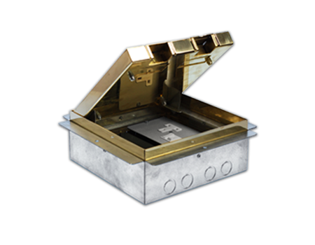 brass cavity floor box